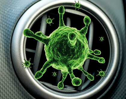 Abitacoli auto: covi di batteri